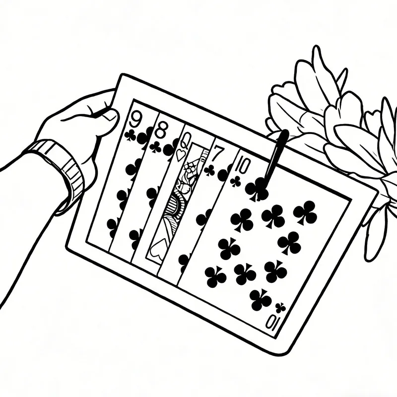 

Представьте себе клип-карту королевы. Магический трюк. Сцена и крупный план. Найдите леди. Иллюзионный реквизит для фокусников.