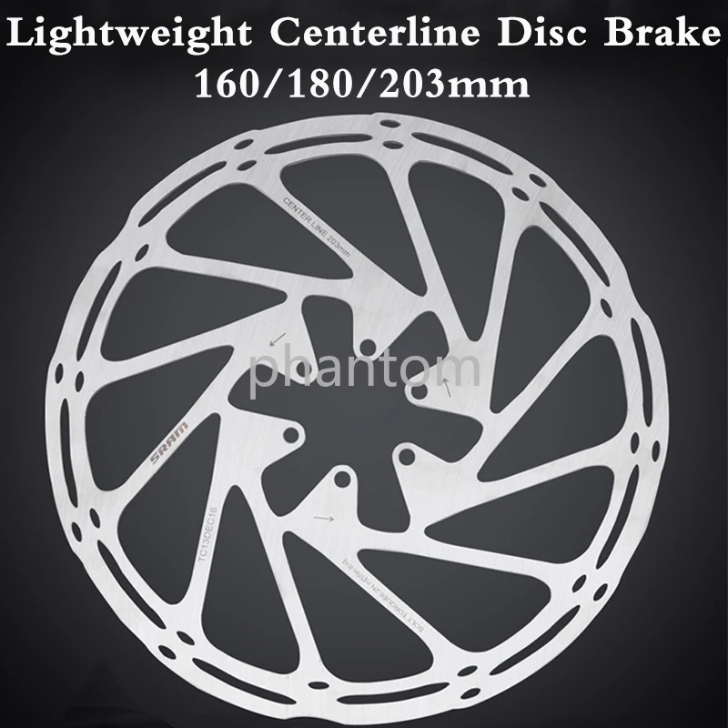 SRAM 140mm Centerline Rotors 160 180 203mm Brake Disc Rotor MTB Mountain Bike 6 Bolts Hydraulic Brakes 2/1PC Original Sram Rotor