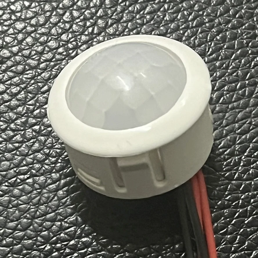 Interruptor de Luz Sensor Automático, Sensor de Movimento Infravermelho PIR, Mini LED, Luz Noturna Sensível, Interior e Exterior, DC 12V-24V