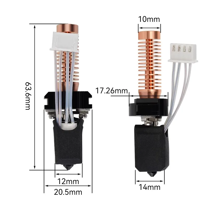 For Flashforge Adventurer 5M / 5M Pro Hotend Nozzles For Flashforge Adventurer 5m pro hotend Replaceable nozzle