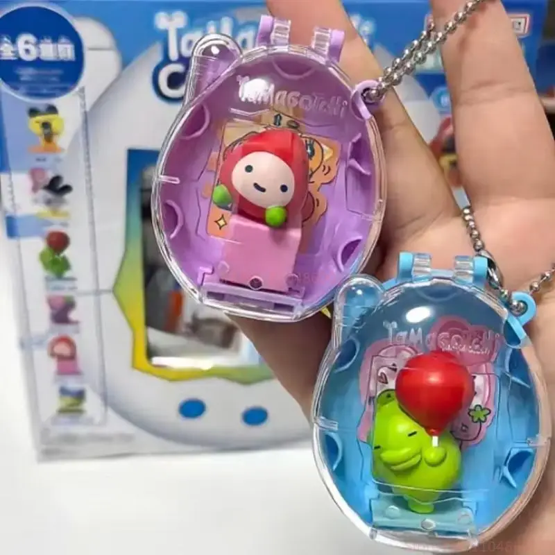 오리지널 반다이 다마고치 스페어 타임 시리즈 2 Pooptime 펜던트 콩 Mr.Koigari 인형 상자 장난감 Collectible Anime Game Figurine Toys