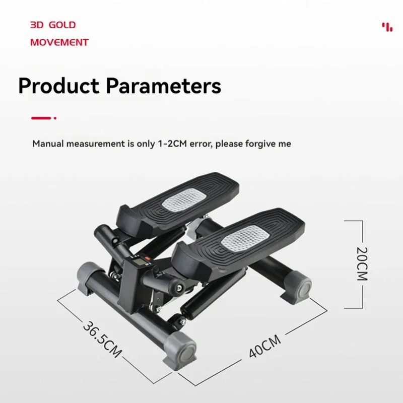 Stepper żeńska cicha mała maszyna wyszczuplająca do nóg wielofunkcyjna bieżnia do wspinaczki górskiej in-situ sprzęt do ćwiczeń sportowych