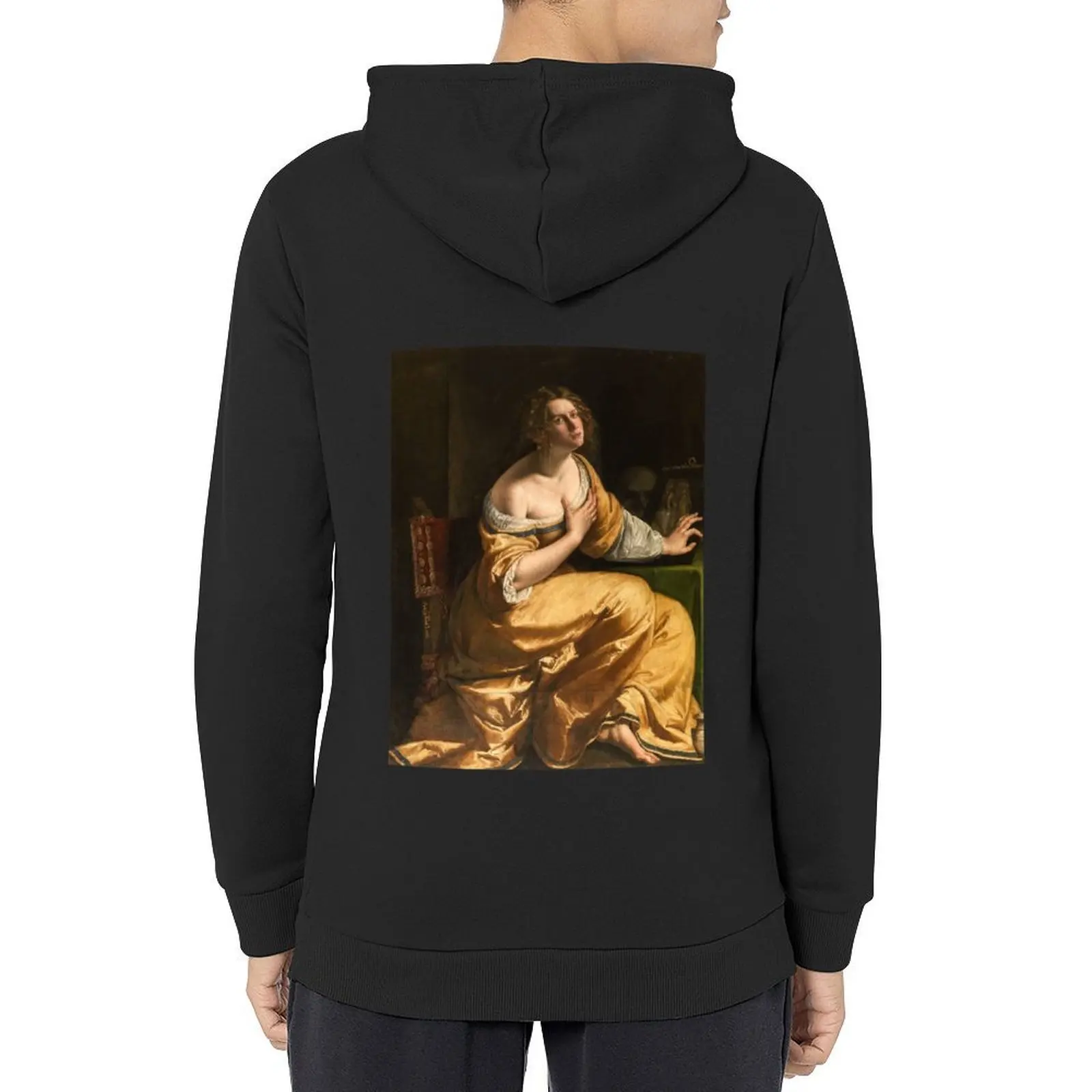 

Artemisia Gentileschi, Self Portrait as Mary Magdalene, 1616 Hoodie korean style clothes hooded shirt mens clothes autumn hoodie