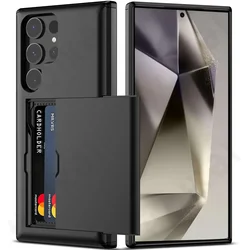 Case For Samsung Galaxy S26 S25 S24 Ultra Plus A57 A37 A56 A36 5G Slim Dual Lay Heavy Protective Hidden Card Slot Wallet Cover