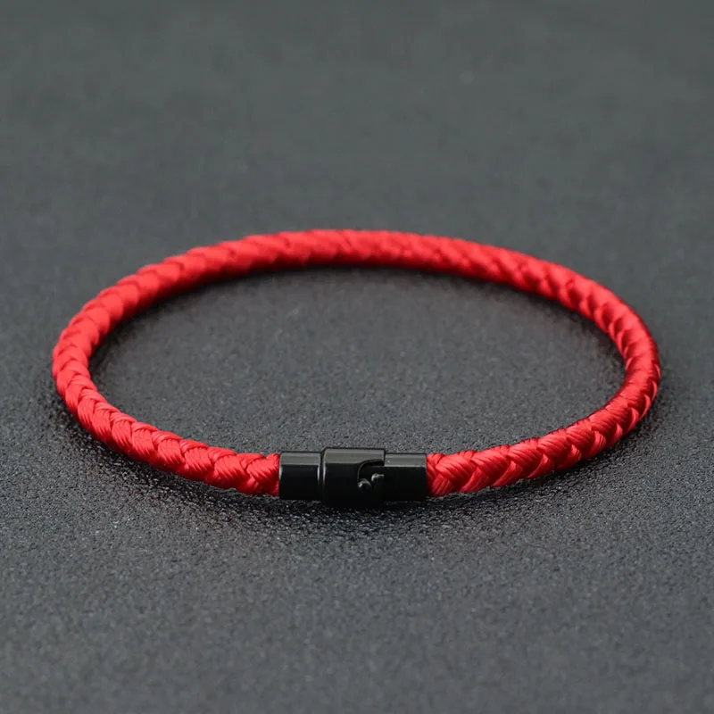 Klasse A Kiel Seil Armband Männer Femme Glück Roten Faden Armband Anziehen Mirco Magentic Paar Armband Reichtum Wohlstand Brazalete
