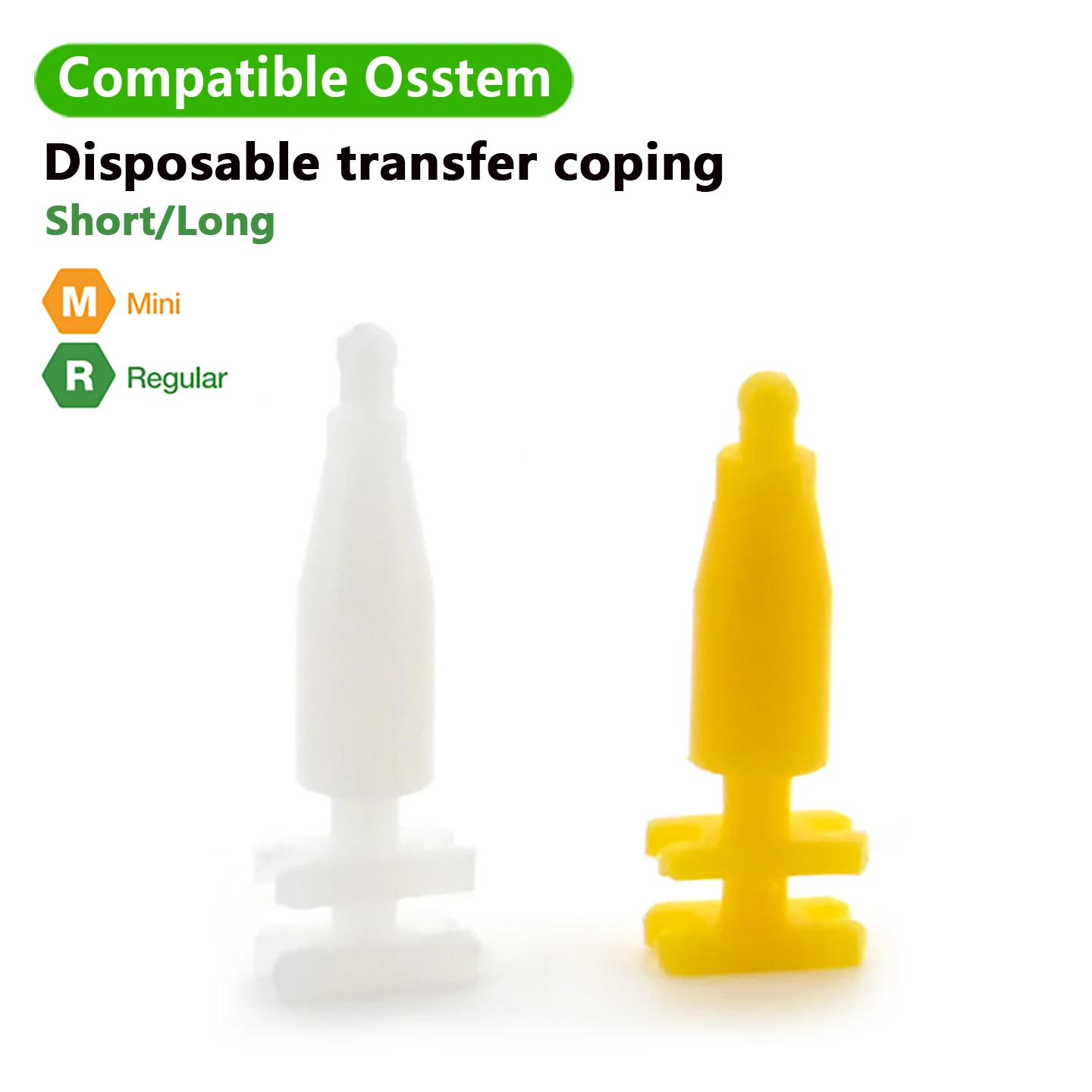 Disposable Transfer Coping Plastic Resin Compatible Osstem Precision Lab Prosthetic Component OEM ODM Factory Price Single Use