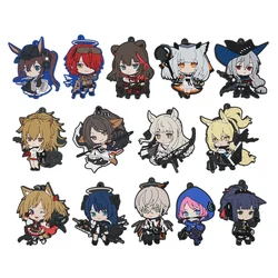 Arknights Anime Game Amiya Rubber Keychain Ornament Toys Gift