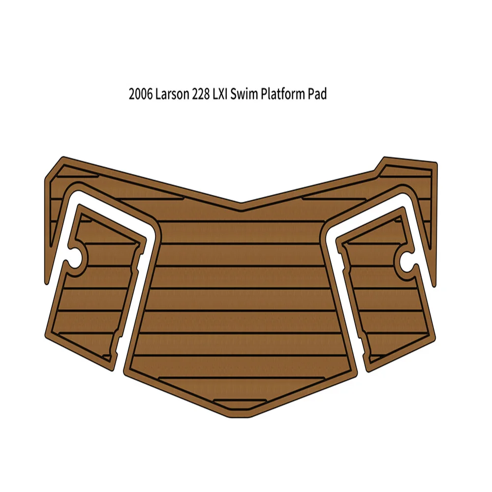 2006 Larson 228 LXI Swim Platform Step Pad Boat EVA Foam Teak Deck Floor Mat SeaDek MarineMat Gatorstep Style Self Adhesive