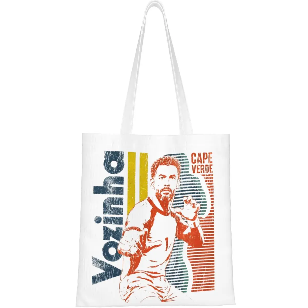 Cabo Verde Vozinha Shopper Bag Modern Handbags Cloth Travel Tote Bag Lady Graphic Beach Bag