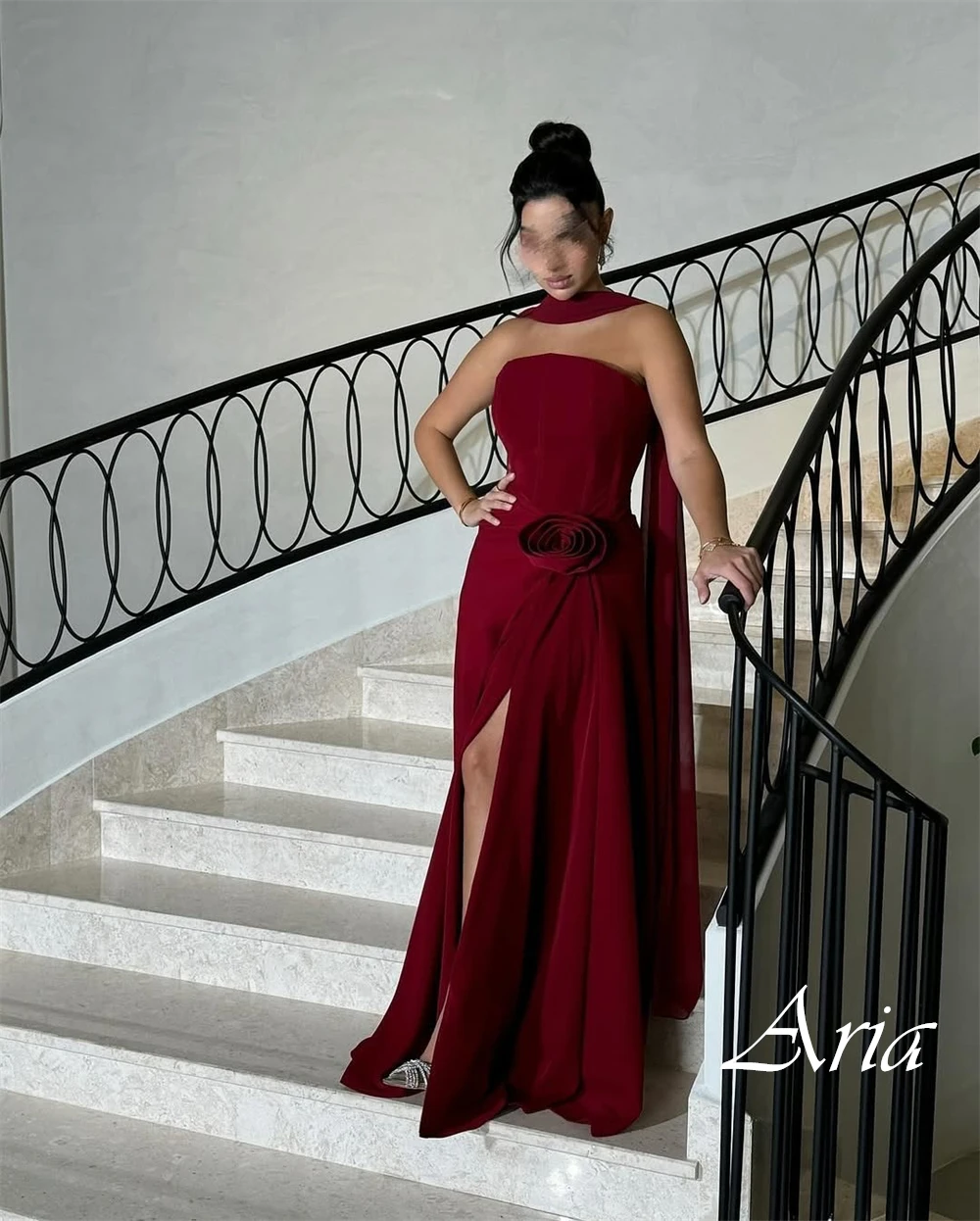 

Customized Halter Sleeveless Elegant Cocktail Dress Straight Floor Length Exquisite Evening Dress Ruched Delicate Prom Dress