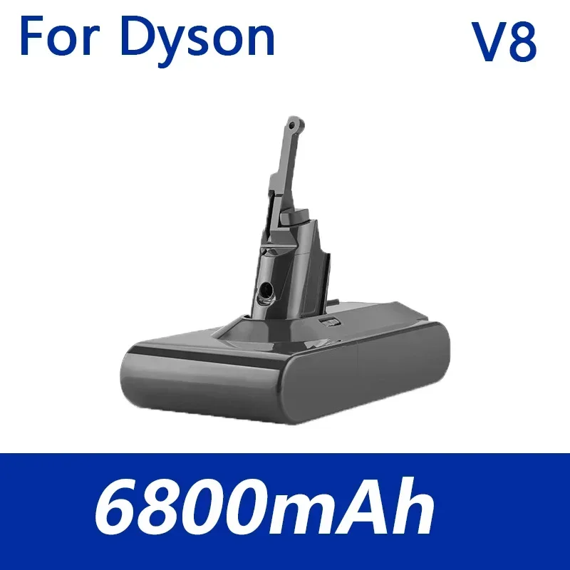 12800mAh 21.6V For Dyson V8 Battery Absolute V8 Animal Li-ion SV10 Vacuum Cleaner series Rechargeable batteries סוללה דייסון v8