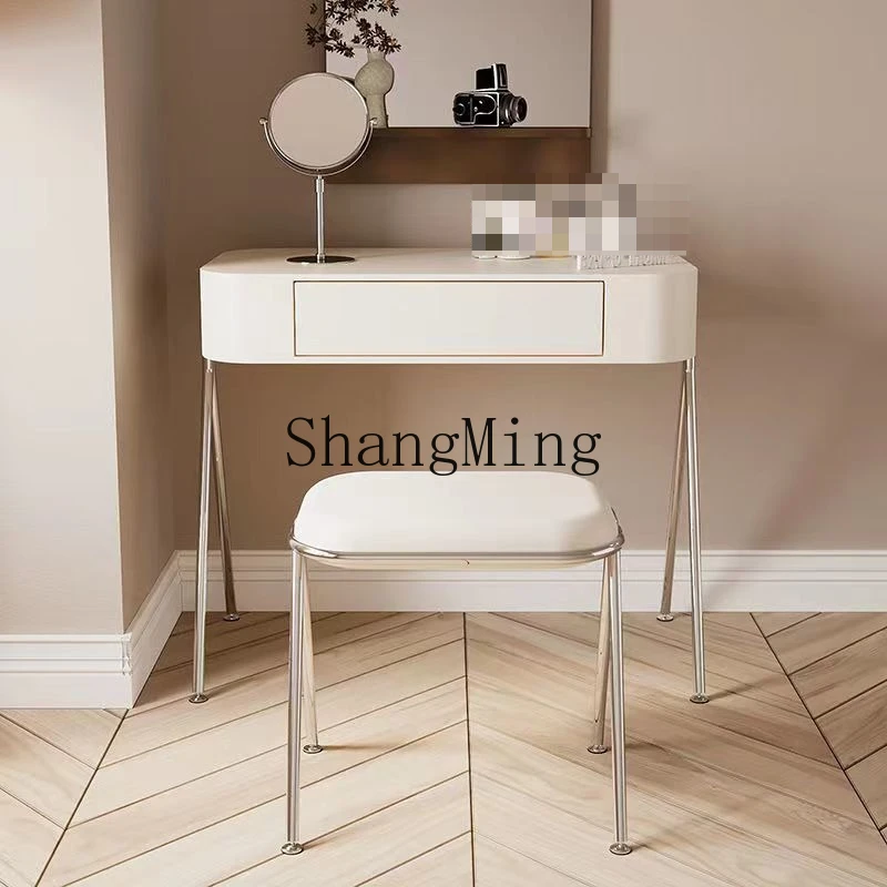 ZYY خزانة غرفة نوم من القرون الوسطى، طاولة مكياج بسيطة بجانب السرير، مكتب فاخر