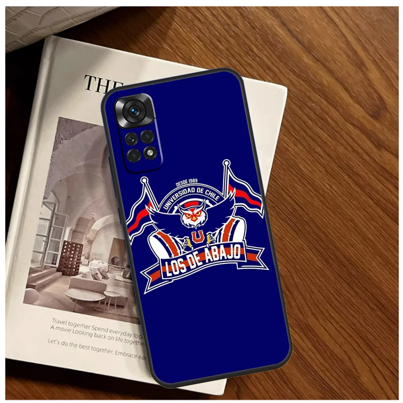 Chile University Logo Case For Xiaomi Redmi Note 12 11 10 8 9 Pro 12 Turbo 9S 10S 11S 12S Redmi 12C 9C 10C Cover