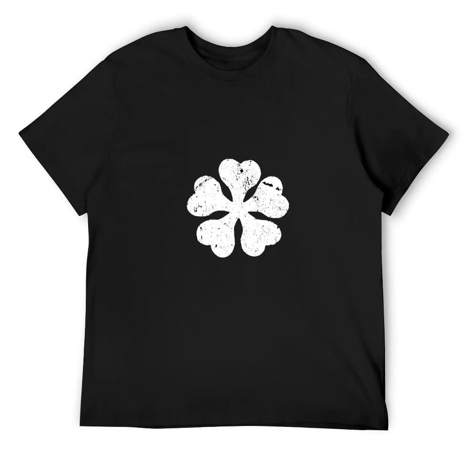 Five leaf clover T-Shirt oversizeds graphic t shirt vintage mens t shirts casual stylish