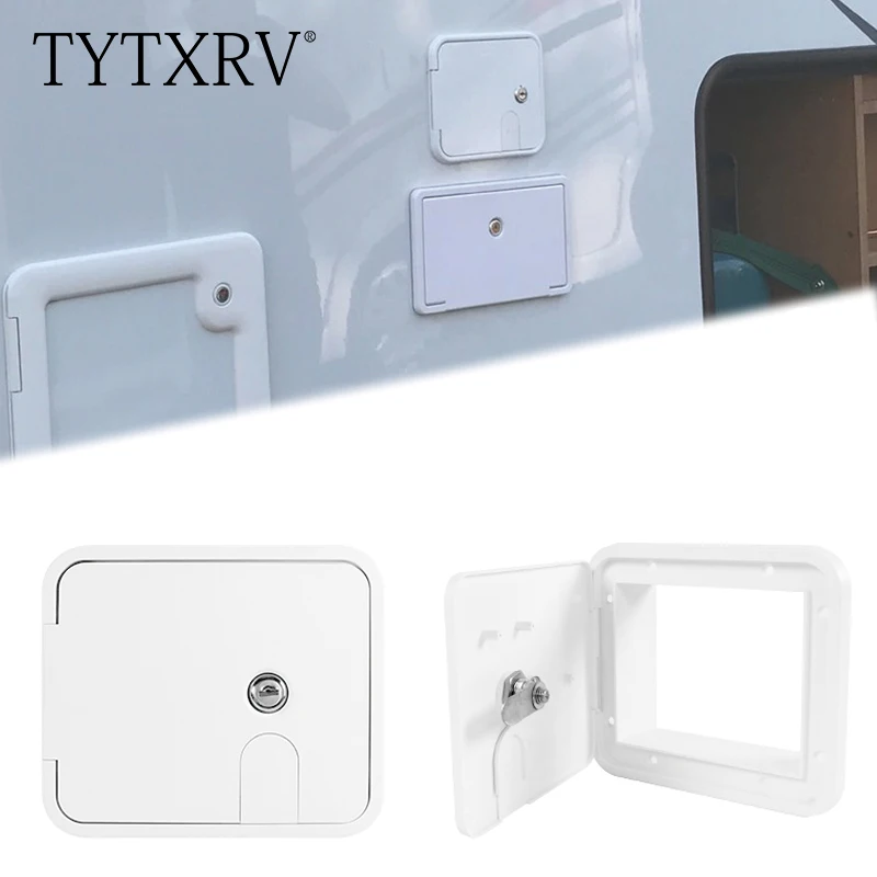 TYTXRV Conversion Accessories Waterproof hatch With Lock Power line hatch Plastic water filler For Car Camper Caravan Motorhome