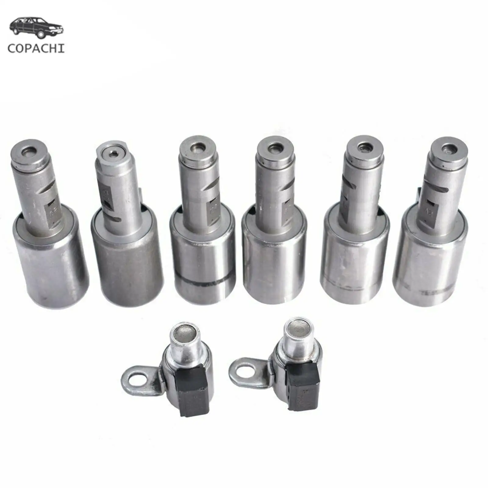 8pcs Refurbished TF80SC TF81SC Car Transmission Solenoid for Volvo XC90 C30 XC70 XC90 4.4L V8 ALFA ROMEO FIAT Lancia PEUGEOT