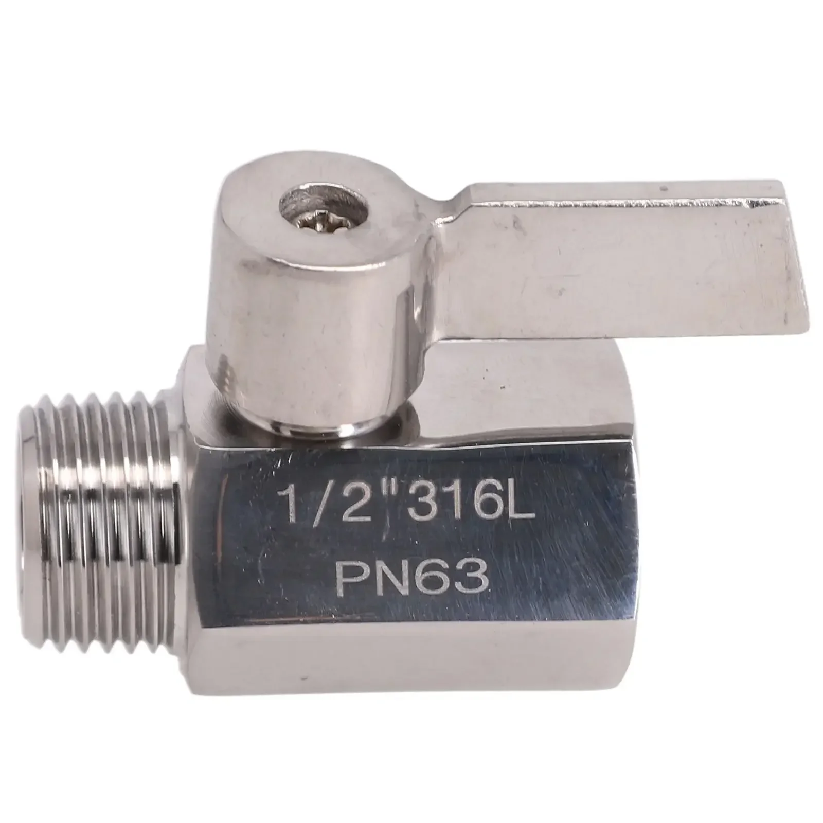 

NPT Thread Stop Valve Fittings Function Leak Proof Long Handle Note Reliable Specification Bathrooms Kitchens Water