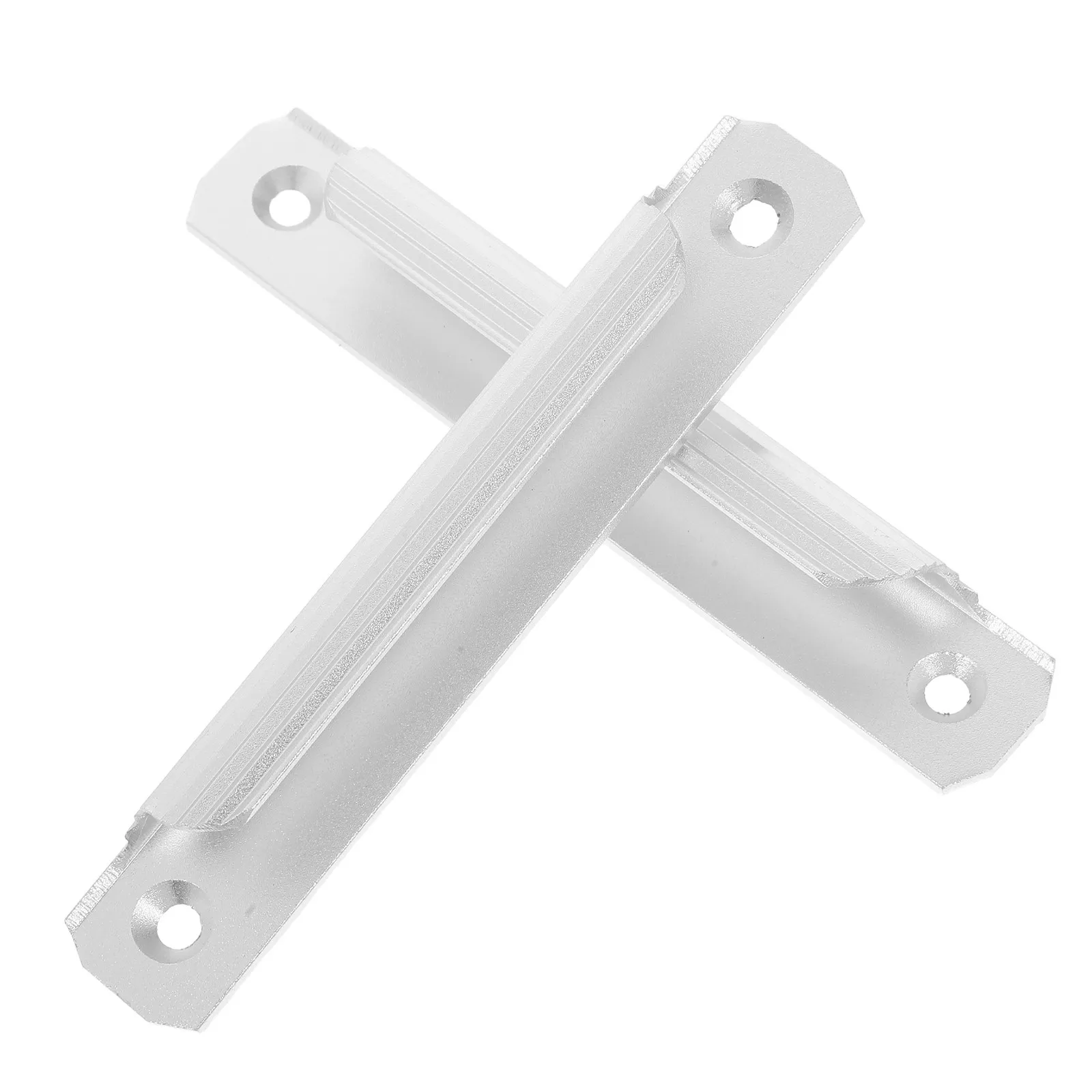 2Pcs Easy Install Universal Aluminum Sliding Door Handle Sleek Minimalist Pull for Cupboard Kitchen Cabinet Shower Door