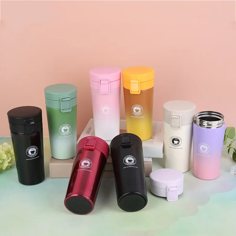 Stainless Steel Thermos Cups Thermocup Insulated Tumbler Vacuum Flask Garrafa Termica Thermo Coffee Mugs Travel Bottle Mug