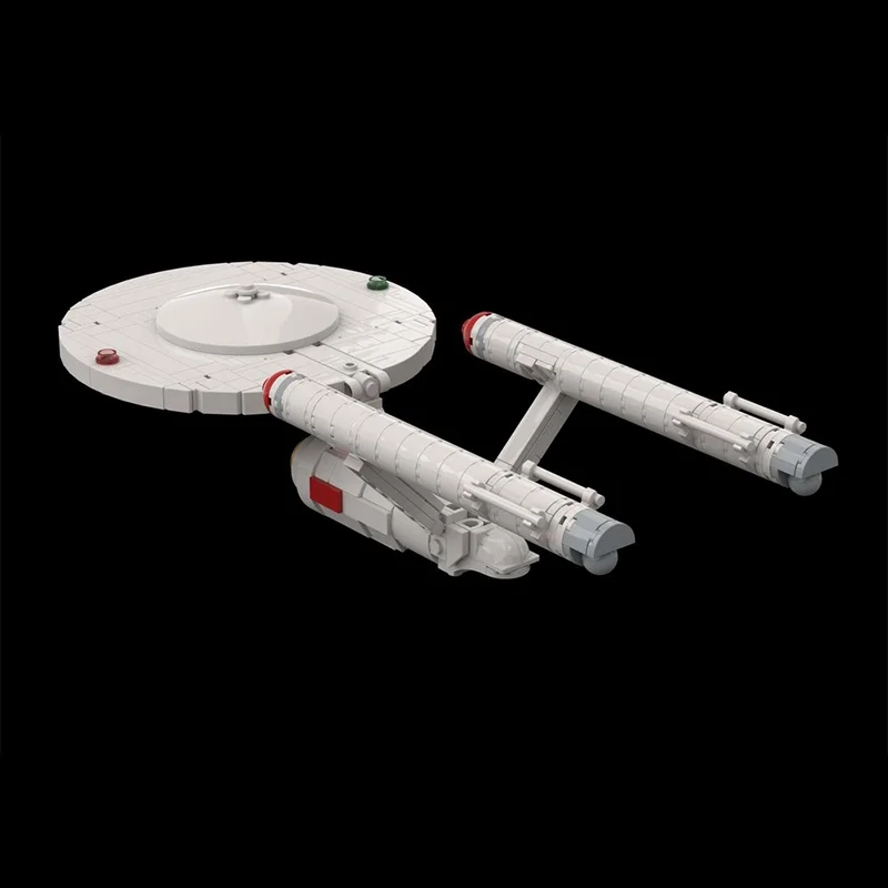 

308PCS MOC Space Exploration Star Treken Constitution Class Tos Enterprise Model Technology DIY Assembly Building Blocks Gift