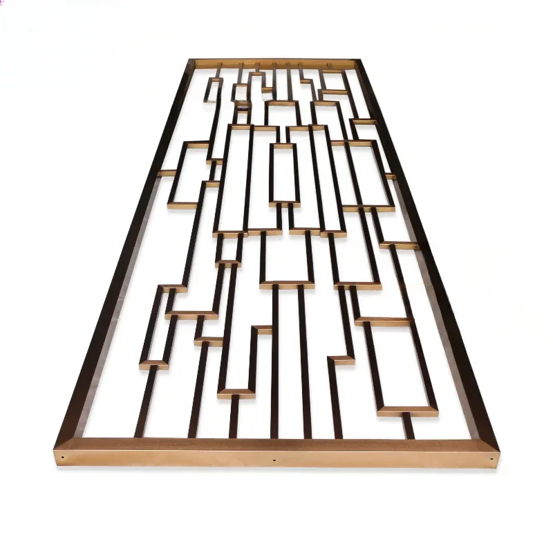 Decorative screens steel gold modern beauty dividers court divider metal partition screen