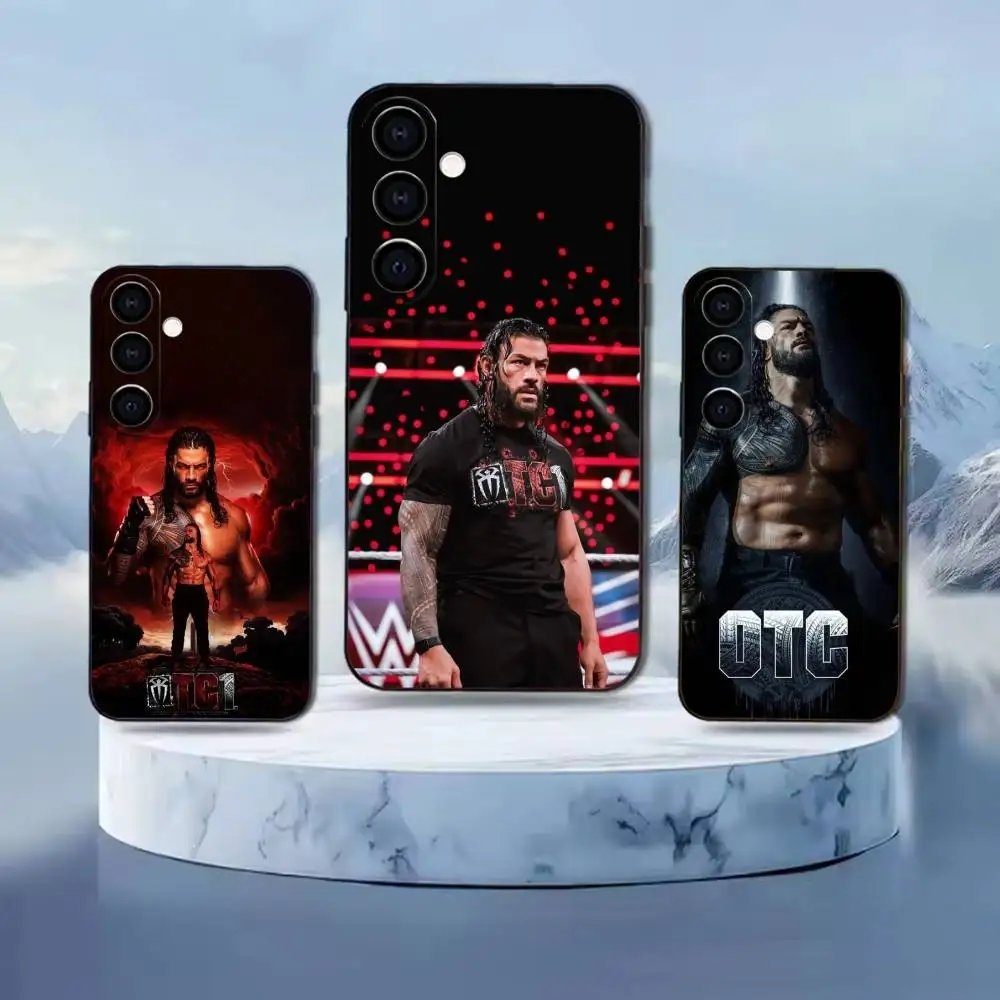 

R-Roman R-Reigns Phone Case For Samsung Galaxy A91,80,73,72 ,71,53,52,32 ,31,22,21s,20,Soft Black Case