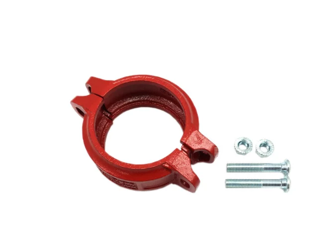 24inch DN600 Grooved Ductile Iron Pipe Fittings for Fire Protection China Flexible Rigid Clamp Coupling Rigid