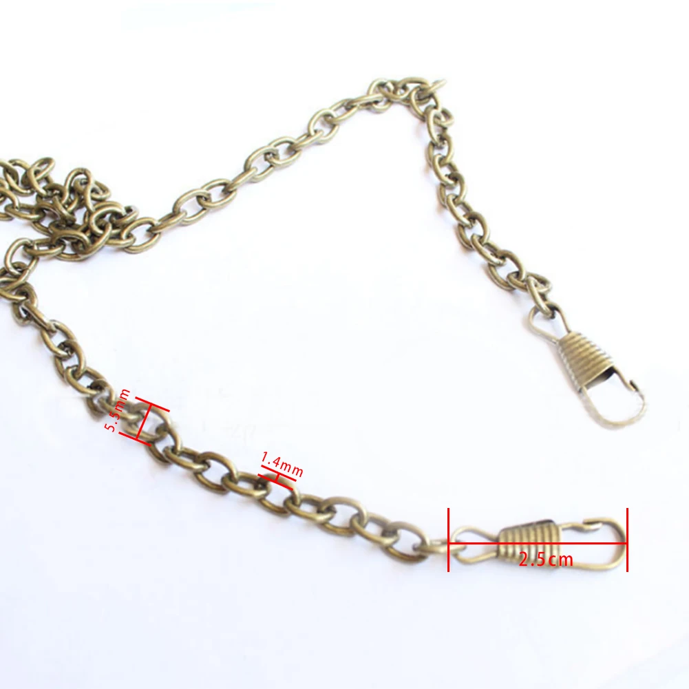 Long 40cm/60cm/120cm Metal Purse Chain Solid Color Bag Strap Fashion Casual Bag Handle Replacement Handbag Shoulder Bag Strap