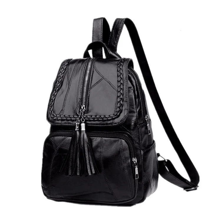 Women\'s Designer Backpack Casual Shoulder Bags for Women High Quality Leather Backpacks Female School Bags for Teenage Girls Sac