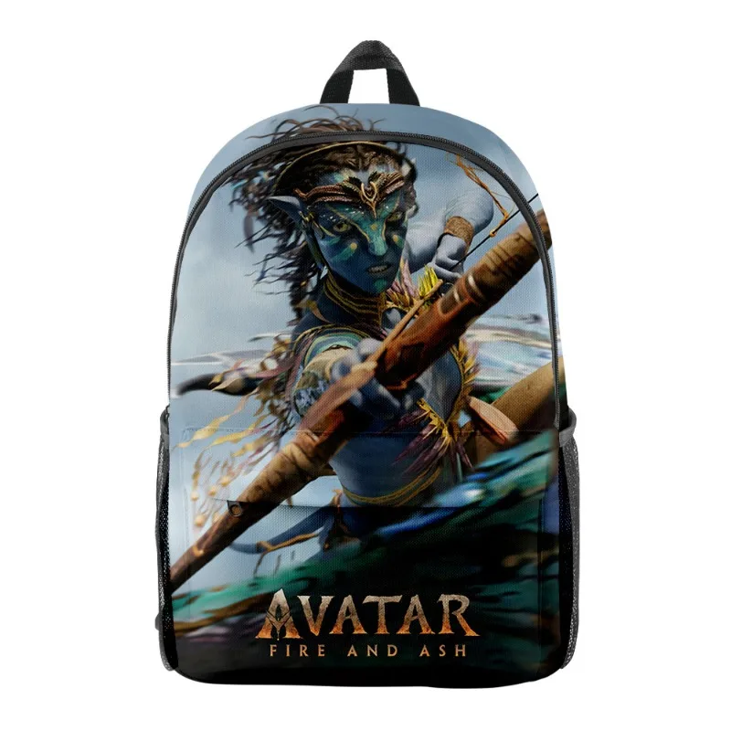 

3D новый продукт Фильм Аватар: Школьная сумка «Огонь и пепел» Студенческий рюкзак с цифровым принтом Прочные и легкие сумки