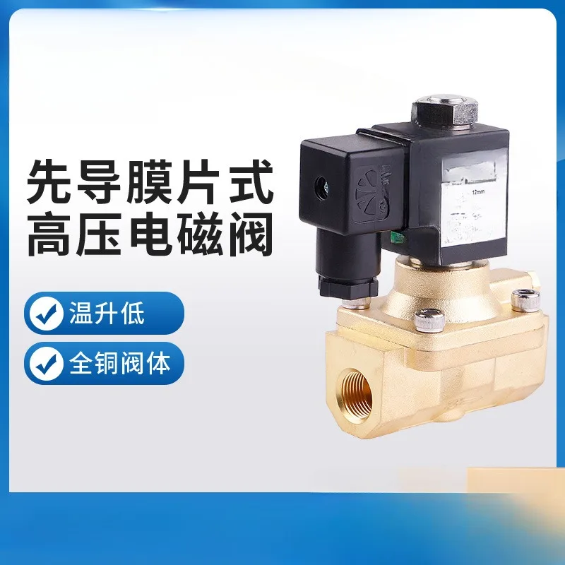 Pilot High-Pressure Solenoid Valve High-Pressure Pipeline Pressure Relief Solenoid Valve