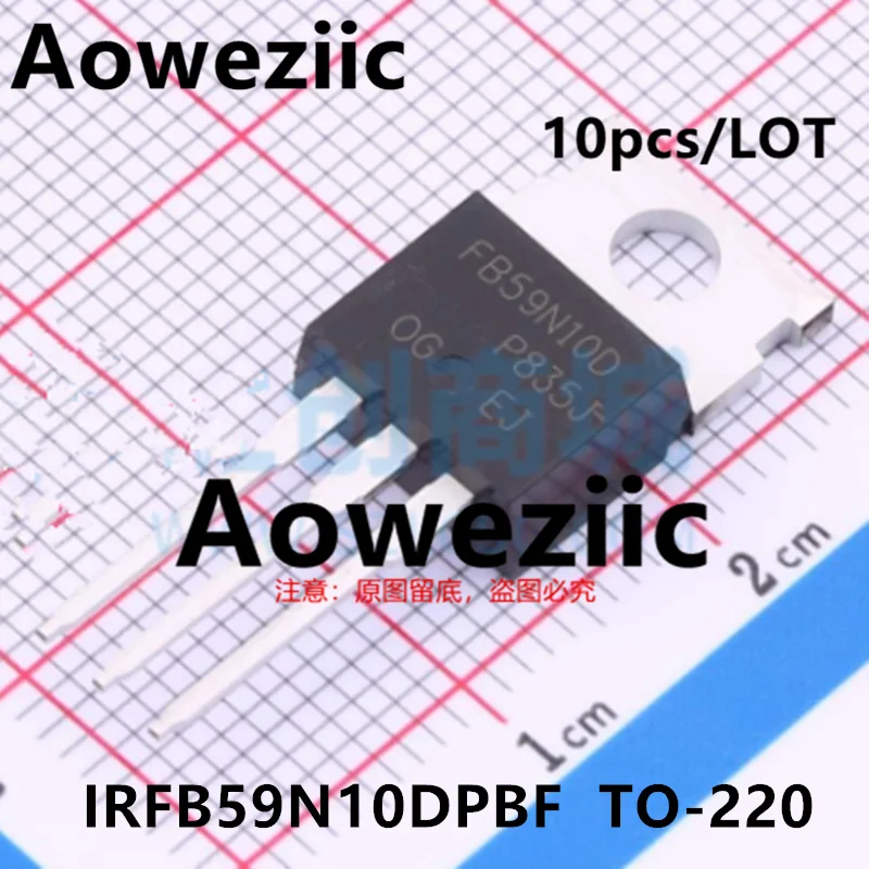 

Aoweziic 2023+ 100% новый импортный оригинальный IRFB59N10DPBF B59N10D TO-220 N-канальный MOS FET 100В 59А