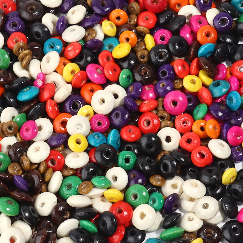 

100-500 шт./партия, бусины из натурального дерева