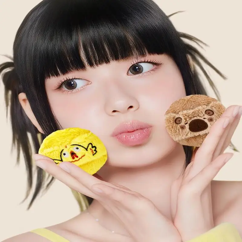 1Pc Flocking Loose Powder Puff - Soft Skin-Friendly Thick Large Perfect Powder Applicator For Face Makeup Cosmetic Beauty Tool