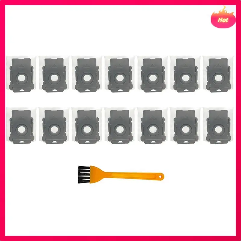 AD-14 Pack Sweeper Accessories Cleaning Brush For Irobot Roomba I7+I3 J7 E5 E6 S9 I And S Series Automatic Dirt Disposal Bags
