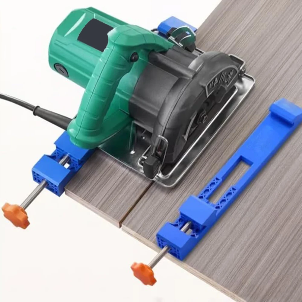 Adjustable Cutting Machine Base Guide Rail Circular Saw Milling Positioning Clamps Lock The Cutter Base Machine Base Rail Tools