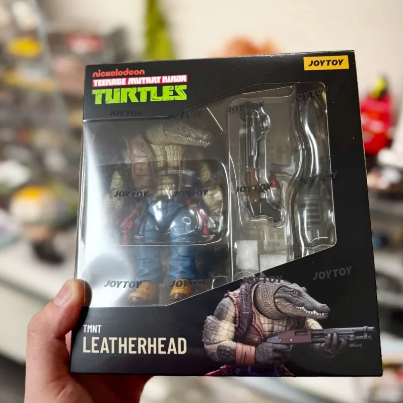 JOYTOY TMNT Wojownicze Żółwie Ninja Leatherhead Figurka Akcji 1/18 Model Zabawka