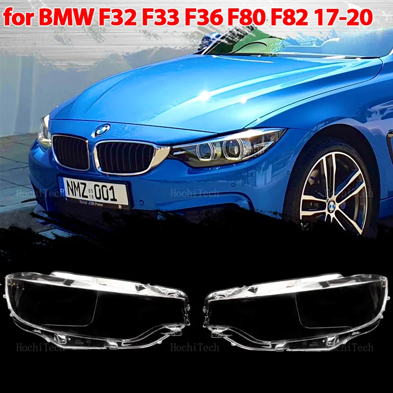 

Headlight Lens Cover Transparent light lamp Shell Lens Light Protection for BMW 4 Series M4 F32 F33 F36 F80 F82 facelift 17-20