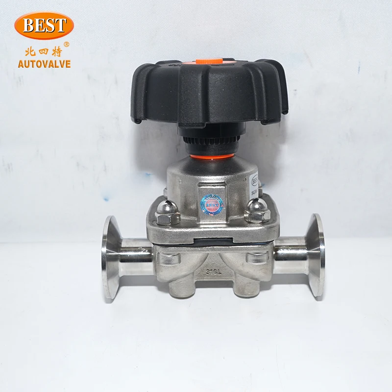 SGM Series 2/2way Sanitary Manual Diaphragm Valve