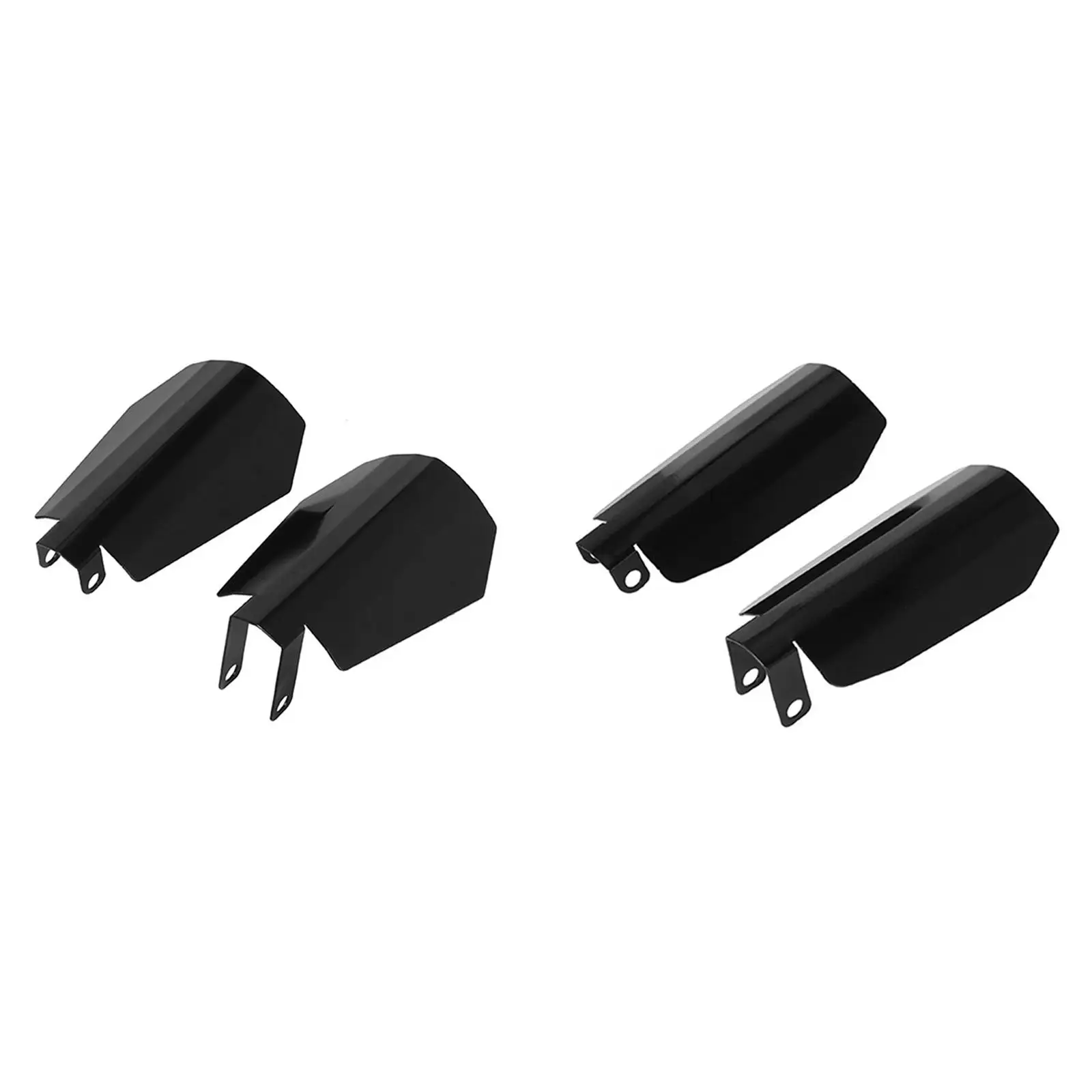 2Pcs Motorcycle Hand Guards Fittings Easy Installation Replacement Black Accessories for Touring Electra Glide Sportster