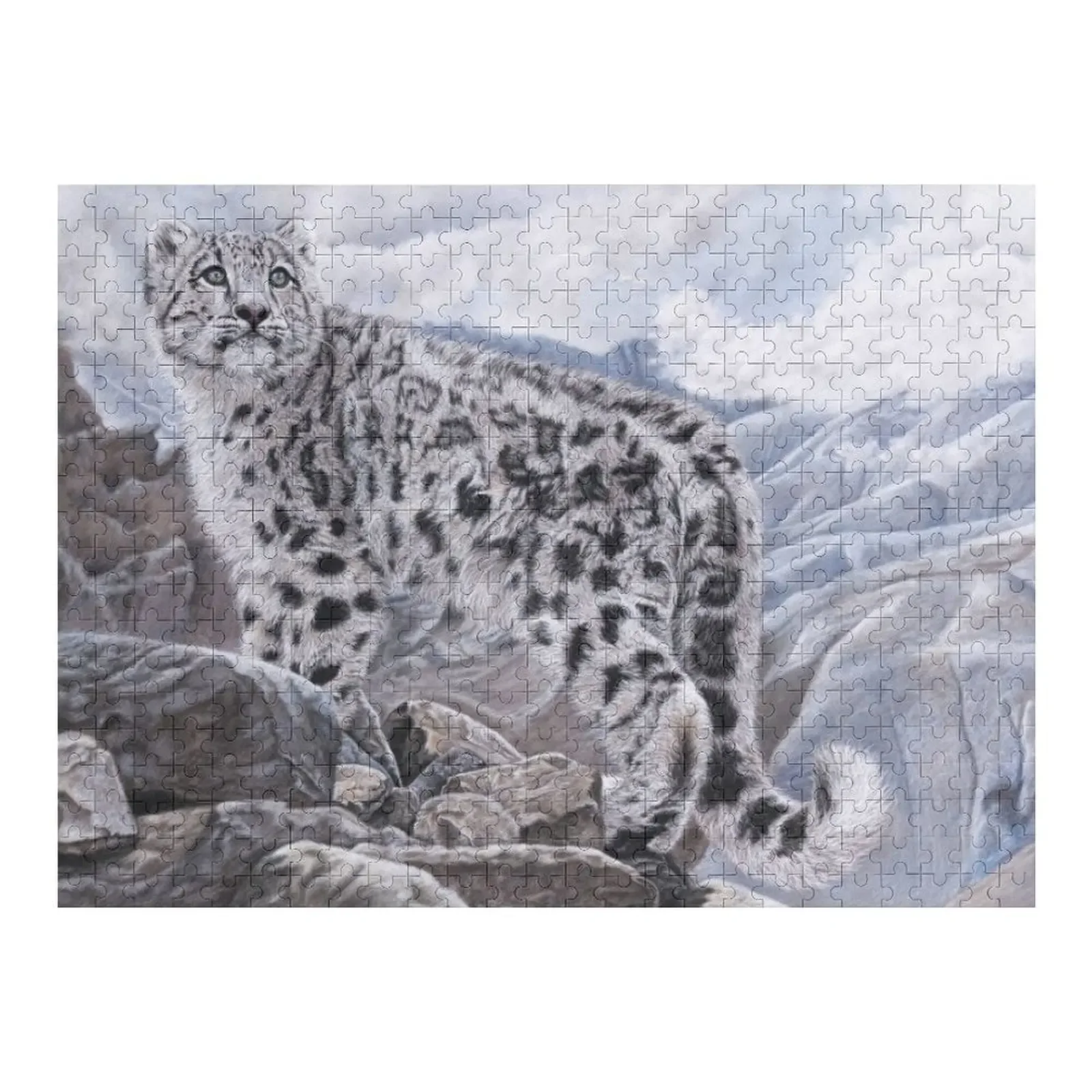 

Пазл «Снежный барс», персонализированный детский подарок на заказ с фотопазлом