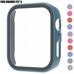 Tempered Glass+Cover For Huawei Watch Fit 3 case All-Around PC Bumper Screen Protector cases For Huawei Watch Fit 3 accesorios