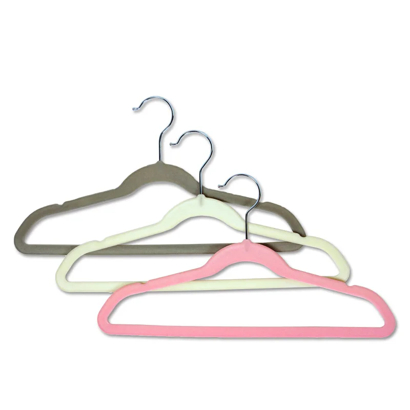 10pcs/Lot Hanger Clothing Store Coat 35cm/30cm Velvet Clothes Hangers Hooks for Adult/Child Clothes Hangers Rack Dress Hooks