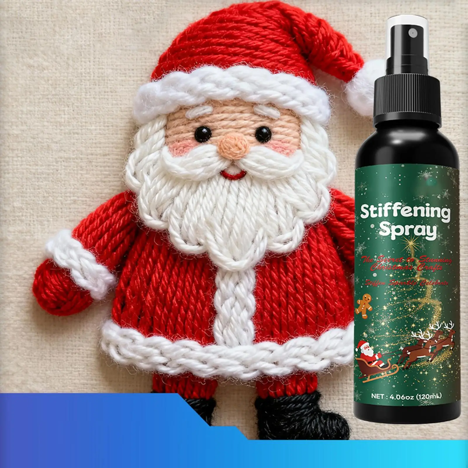 Spray para refuerzo de tela, 120ml, 50ml, agente de refuerzo artesanal de secado rápido para ropa de fieltro, reparación de cuero, ganchillo, ropa antidecoloración