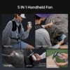 JISULIFE 휴대용 팬 울트라 2, 강력한 터보 제트 팬, 100개 속도, 9000mAh 충전식 배터리, LED 디스플레이, 야외 캠핑 6