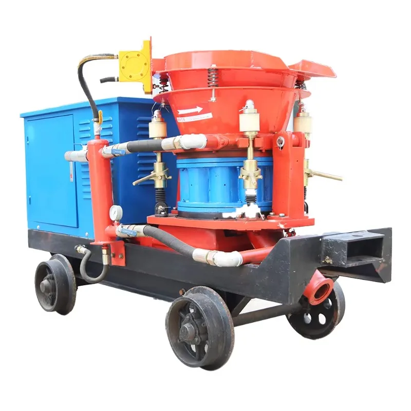 Shotcrete Pump Machine High Pressure Diesel Powered for Mine Roadway Reinforcement Anti Collapse Seepage Control