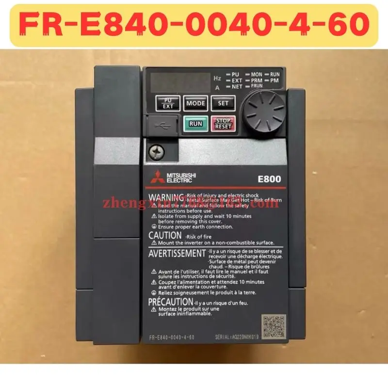 

Used Frequency Converter FR-E840-0040-4-60 FR E840 0040 4 60 Normal Function Tested OK