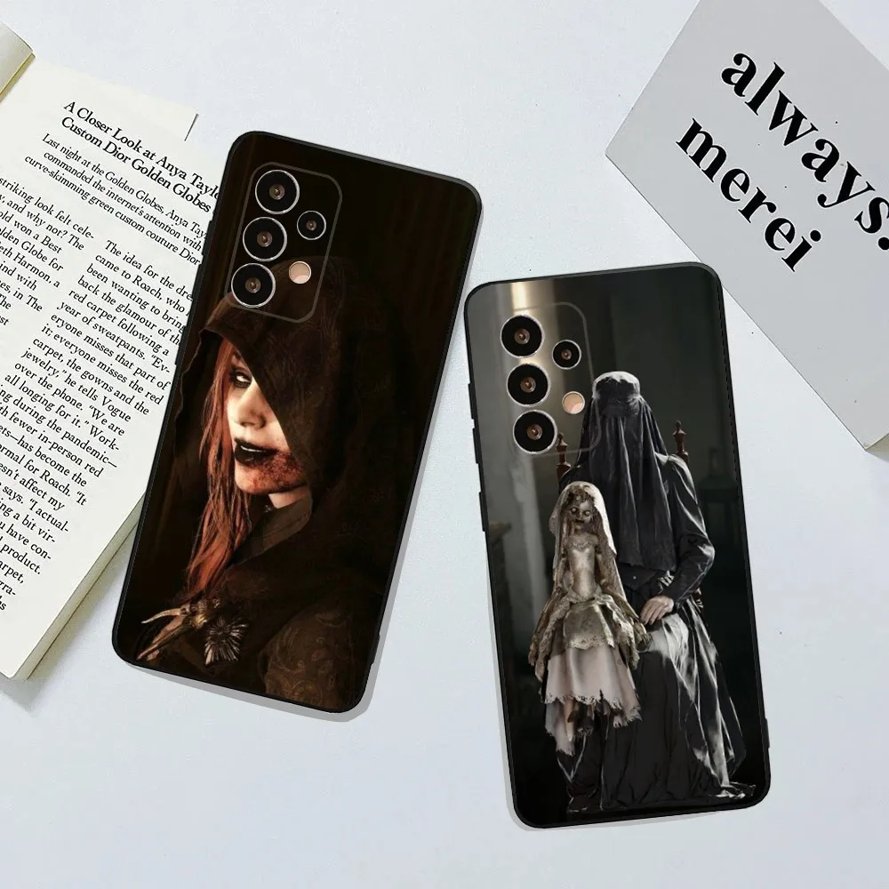 Game R-Resident E-Evil Village Phone Case For Samsung Galaxy A13,A21s,A22,A31,A32,A52,A53,A71,A80,A91 Soft Black Cover