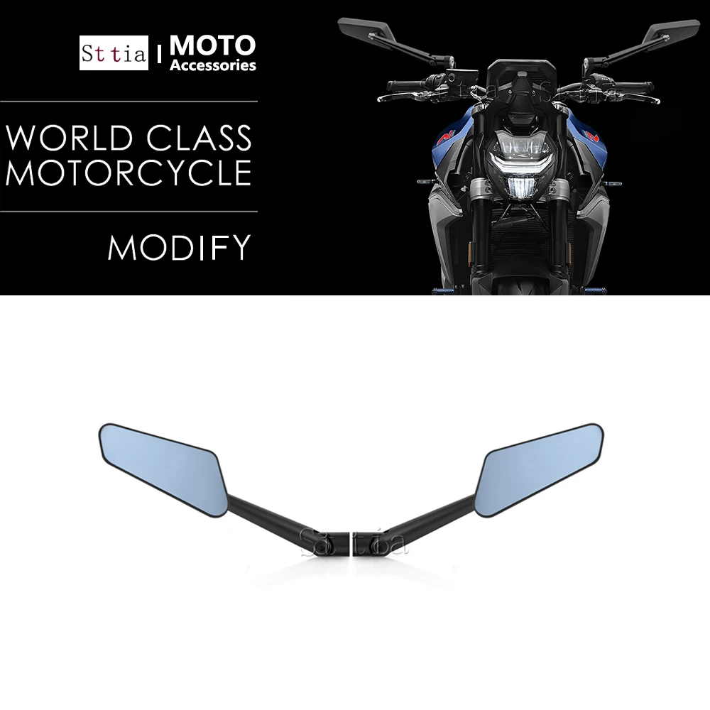 

For BMW F900R F900XR F900 R F900 XR Rearview Mirror Motorcycle Fixed Wing Mirrors Stealth Adjustable Mirror Rotate Side Mirrors