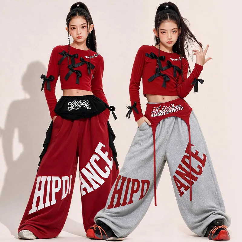 2026-costumi-da-ballo-hip-hop-per-bambine-top-corti-rossi-e-pantaloni-larghi-abbigliamento-streetwear-per-bambini-abiti-da-palcoscenico-jazz-dqs24279